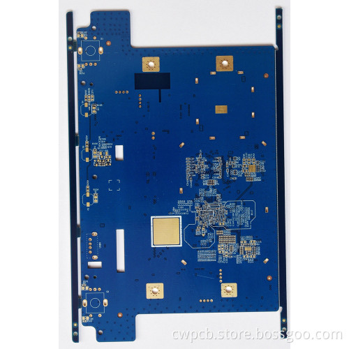 Via holes plugged with solder mask pcb